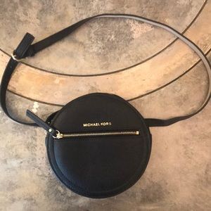 Michael Kors crossbody bag black pebbled leather